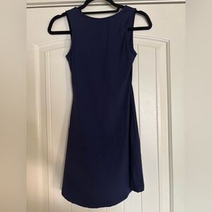 SHEIN Asymmetrical Navy Dress